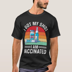 Ik heb mijn hot vaccinated offerte t-shirt