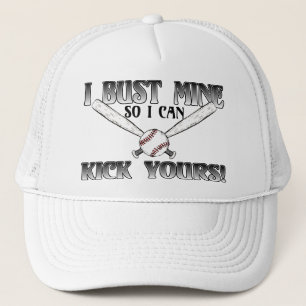 Ik heb mijn....Kick Yours Softball Trucker Pet