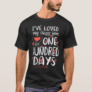 Ik heb mijn klas 100 dagen lang bemind op school 1 t-shirt