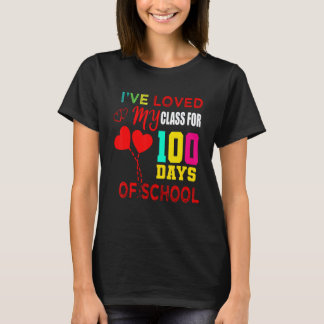 Ik heb mijn klas 100 dagen lang met heel mijn hart t-shirt