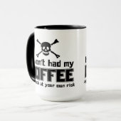 Ik heb mijn koffie niet gehad - mok (Voorkant links)