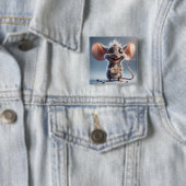 Ik heb mijn koffie nodig vierkante button 5,1 cm (In situ)