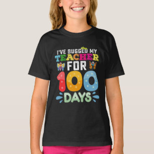 Ik heb mijn leraar 100 dagen schoolinsecten bezorg t-shirt