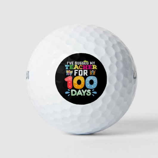 Ik heb mijn leraar afgeluisterd voor 100 dagen sch golfballen (Voorkant)