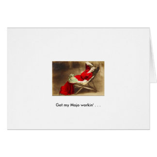 Ik heb mijn Mojo aan het werk. . .