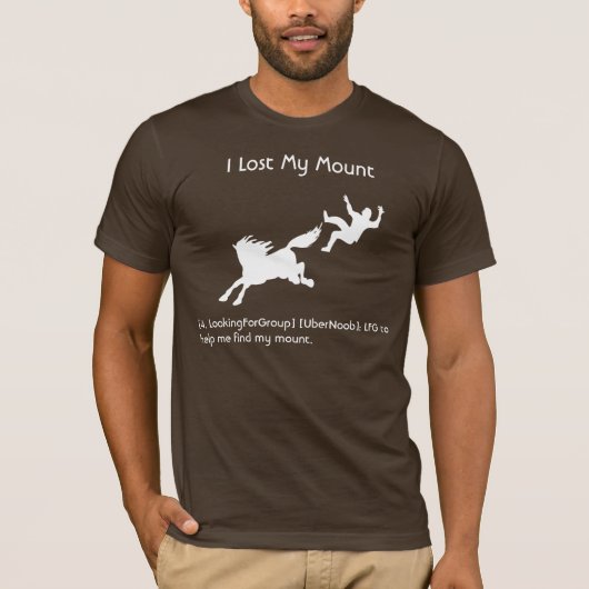 Ik heb mijn montage verloren t-shirt (Voorkant)