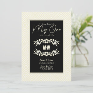Ik heb MIJN ONE Tribal African Wedding gevonden Save The Date