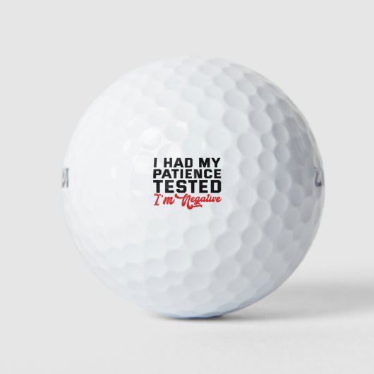Ik heb mijn patiënt laten testen dat het negatief  golfballen (Voorkant)