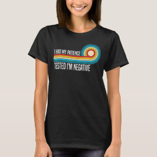 Ik heb mijn patiënt laten testen dat ik negatief b t-shirt