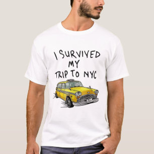 Ik heb mijn reis naar NYC overleefd T-shirt, Viral T-shirt