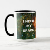 Ik heb mijn ruimte nodig - Oranje Mok (Links)