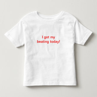 Ik heb mijn slag vandaag. kinder shirts