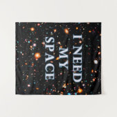 Ik heb mijn Space Medium nodig Wandkleed (Voorkant (horizontaal))