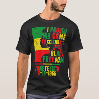 Ik heb mijn spel gepauzeerd om de juntetiende G te T-shirt