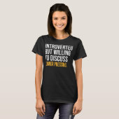 IK HEB MIJN STROOM VERDRUKT OM HIER TE ZIJN T-SHIRT (Voorkant volledig)