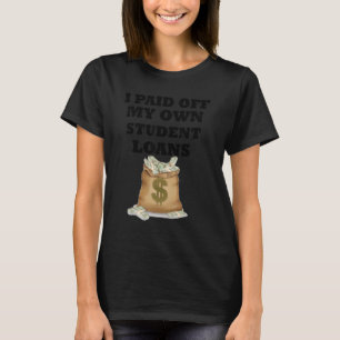 ik heb mijn studentenkredieten betaald tijdens de t-shirt