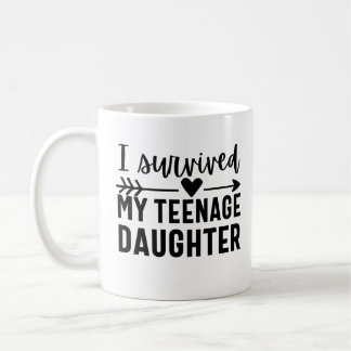 Ik heb mijn Teenage Daughter overleefd Koffiemok