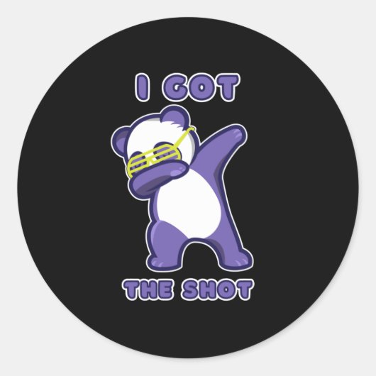 Ik heb mijn vaccin ronde sticker (Voorkant)