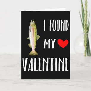 Ik heb mijn Valentijnsdag Roze Zalm Vis Liefhebber Kaart