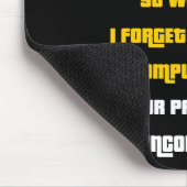 Ik heb mijn wachtwoord gewijzigd muismat (Hoek)