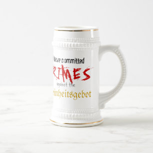 Ik heb misdaden gepleegd tegen de Reinheitsgebot Bierpul