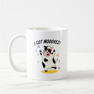 Ik heb Moooves Cute Dancing Cow Pun Koffiemok
