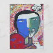 Ik heb nagedacht briefkaart (Voorkant)