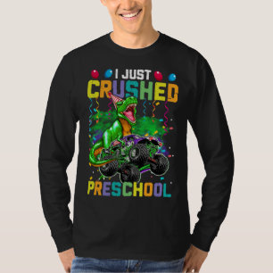 Ik Heb Net De PreSchool Dinosaur Boys Kids Monster T-shirt