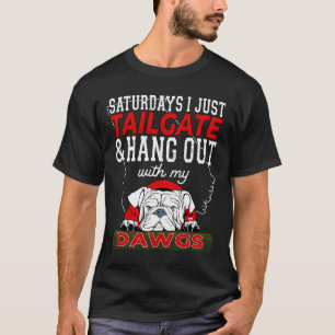 Ik heb net een achterklep en een hangout met mijn  t-shirt