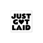 Ik heb net een leg Egg mini stempel (Afrduk)