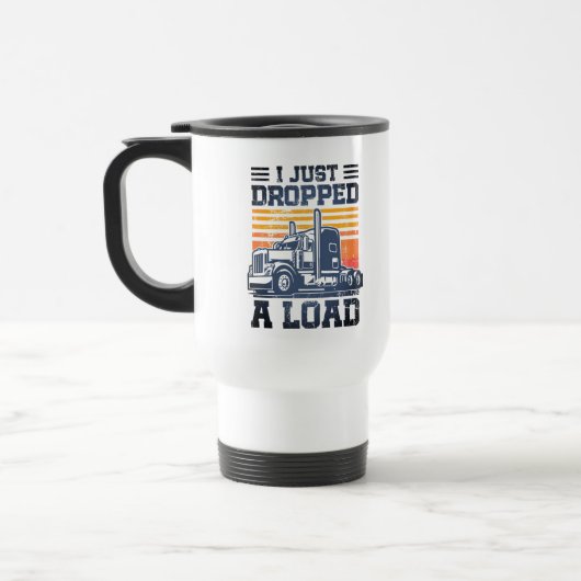 Ik heb net een 'Load Retro Funny Trucker Driver' l Reisbeker (Links)