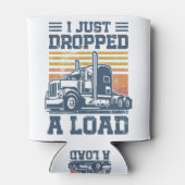 Ik heb net een T-Shirt Funny Trucker Driver laten  Blikjeskoeler (Achterkant)