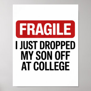 Ik heb net mijn dochter afgezet op de universiteit poster