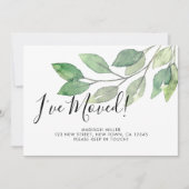 Ik heb New Home Greenery verplaatst Aankondiging (Voorkant)