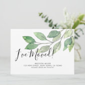 Ik heb New Home Greenery verplaatst Aankondiging (Staand voorkant)