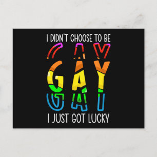 Ik heb niet gekozen om homo te zijn, ik had gewoon briefkaart