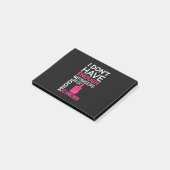 Ik heb niet genoeg Midden Vingers voor kanker. Post-it® Notes (Schuin)