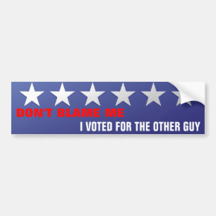 IK HEB NIET GESPROKEN, IK HEB VOOR... BUMPERSTICKER