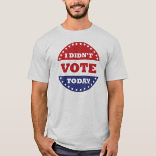 Ik heb niet gestemd over het grijze T-shirt van Ma