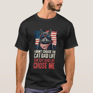 Ik heb niet het kat vader leven gekozen De kat lev T-shirt