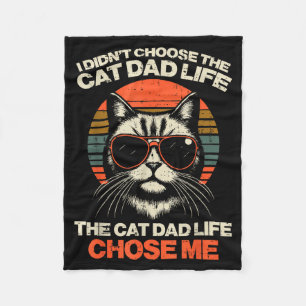 Ik Heb Niet Kat Vader Leven Gekozen Het Leven Koos Fleece Deken