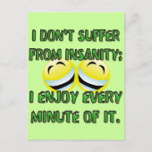 IK HEB NIET TE MAKEN MET ONZEKERHEID BRIEFKAART (Voorkant)