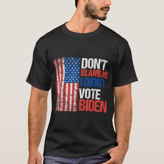 Ik heb niet tegen Biden gestemd. T-shirt (Voorkant)