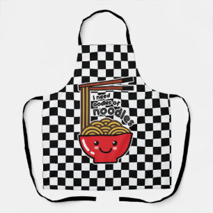 "Ik heb noedels nodig" Kawaii Ramen Bowl & Chopsti Schort
