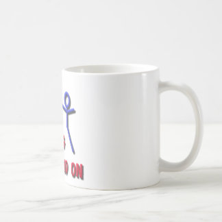 Ik heb nog steeds een been om op de stok te staan. koffiemok