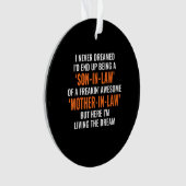 Ik heb nooit gedacht dat ik uiteindelijk een zoon ornament (voorkant)