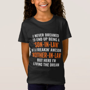 Ik heb nooit gedacht dat ik uiteindelijk een zoon t-shirt