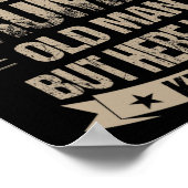 Ik heb nooit gedroomd dat ik een knorrige oude vro poster (Hoek)