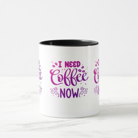 Ik heb nu koffie nodig Mok | Aangepaste keramische (Midden)