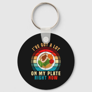 Ik Heb Nu Veel Aan Mijn Hoofd Grappige Thanksgivin Sleutelhanger